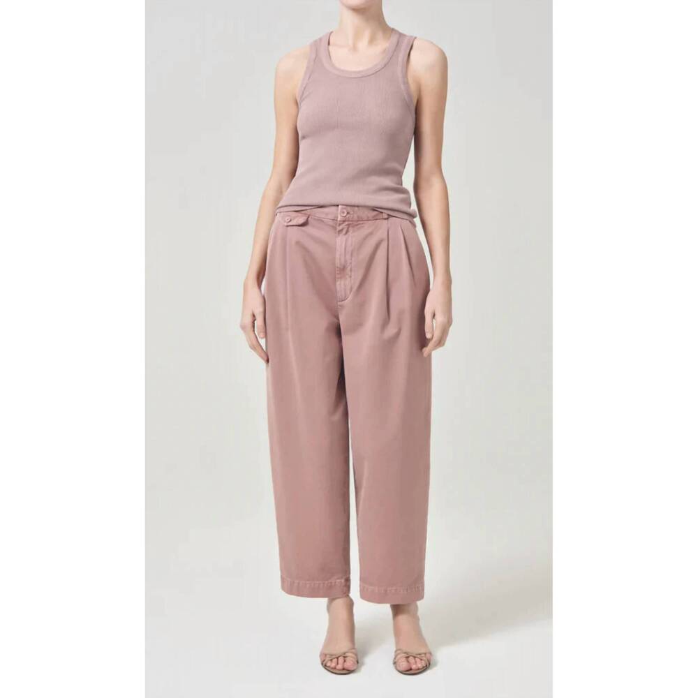 NEW AGOLDE becker chino trouser in spider lily